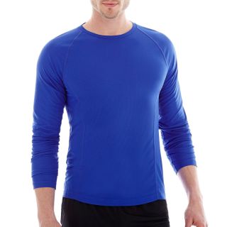 Xersion Long Sleeve Training Top, Blue, Mens