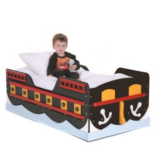 Pirate Ship Toddler Bed Multicolor   PIRATE TBED