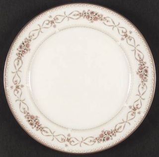 Mikasa Louis Xvii Dinner Plate, Fine China Dinnerware   Petite Bone,Pink Roses,L