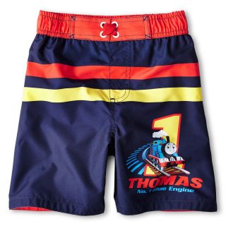 Thomas the Tank Engine Swim Trunks   Boys 12m 6y, Blue, Blue, Boys