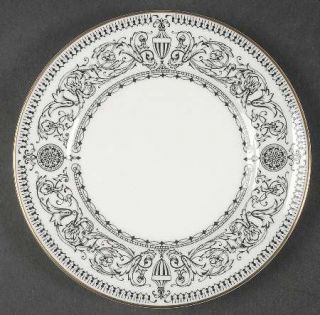 Royal Worcester Padua Bread & Butter Plate, Fine China Dinnerware   White Back G