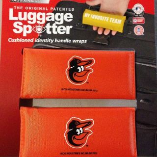 The Original Patented Mlb Baltimore Orioles Luggage Spotter (set Of 2)