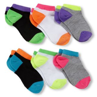 Maidenform 6 pk. Colorful No Show Socks   Girls, Girls