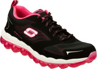 Womens Skechers Skech Air   Black/Pink Casual Shoes
