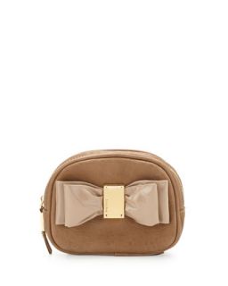 Joy Bow Cosmetic Pouch, Camel