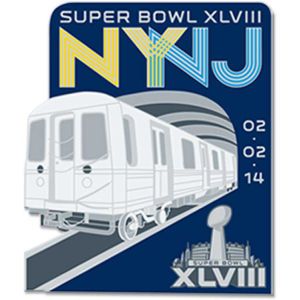 Super Bowl XLVIII Wincraft Super Bowl XLVIII Subway Pin
