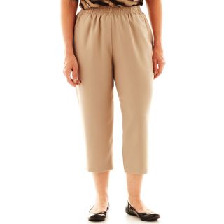 Cabin Creek Cropped Pants   Plus, New Khaki, Womens