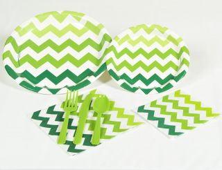 Chevron Green Party Pack