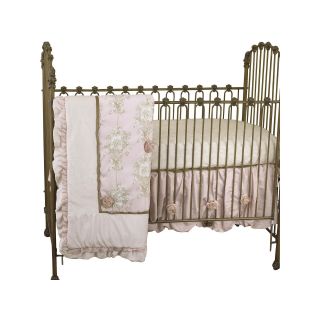 COTTON TALES Cotton Tale Lollipops & Roses 3 pc. Baby Bedding, Cream/Tan/Pink,