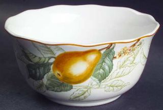 Charter Club Summer Grove Coupe Cereal Bowl, Fine China Dinnerware   Fruit & Flo