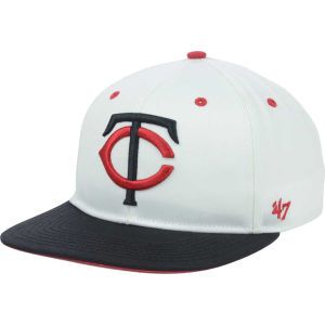 Minnesota Twins 47 Brand MLB Red Under Snapback Cap