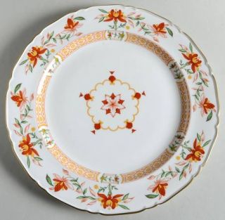 Royal Worcester Chamberlain Orange 12 Chop Plate/Round Platter, Fine China Dinn