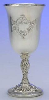 International Silver Du Barry (Slvp, Hollowware) Water Goblet   Silverplate, Hol