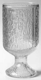 Indiana Glass Crystal Ice Water Goblet   Textured