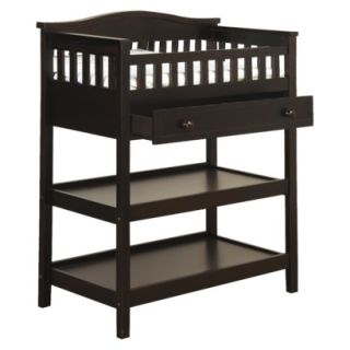 Childcraft Watterson Deluxe Changing Table   Jamocha