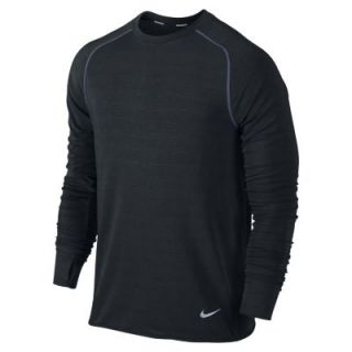 Nike Dri FIT Sprint Crew Mens Running Shirt   Black