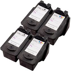 Sophia Global Canon Pg 210xl And Cl 211xl Ink Cartridges (pack Of 4) (remanufactured)