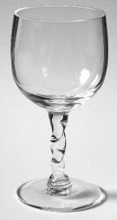 Judel Plain Twisted Stem Clear Port Wine   Clear,Undecorated,Twisted Stem,No Tri