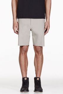 Adidas By Tom Dixon Grey Reversible Raw Edge Shorts