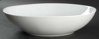 Thomas Loft White 14 Oval Vegetable Bowl, Fine China Dinnerware   All White, Ro