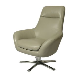 Pastel Furniture Ellejoyce Leather Chair EJ 171 CH 84 Color Light Gray