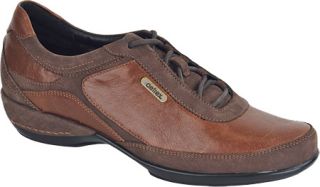 Womens Aetrex Essence™ Holly Lace Up Oxford   Brown Leather/Suede Casual