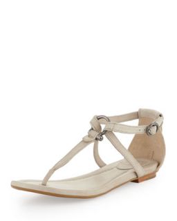 Madison Strappy Thong Sandal, Cement