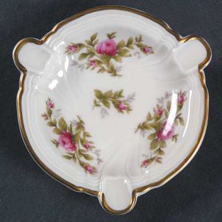 Rosenthal   Continental Moss Rose (Pompadour, Ivory Body) 3 Ashtray, Fine China