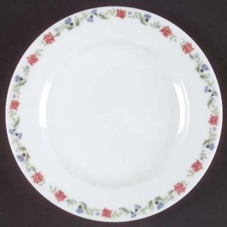 Pfaltzgraff Thistle Rose Bread & Butter Plate, Fine China Dinnerware   Bone, Pin