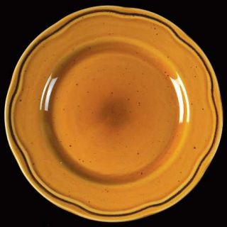 Sabatier Cannes Gold Salad Plate, Fine China Dinnerware   All Gold/Mustard,Brown