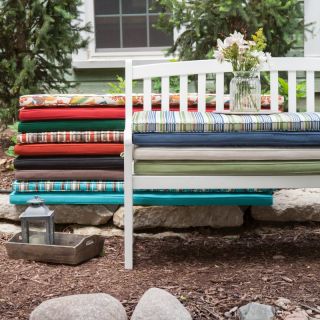 Coral Coast 55 x 18 Outdoor Cushion for Benches and Porch Swings Cambria Floral