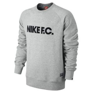Nike AW77 F.C. Graphic Crew Mens Sweatshirt   Dark Grey Heather