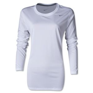 Nike Womens LS Legend Shirt (White)