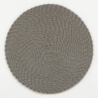 Dark Gray Round Braided Placemats, Set of 4   World Market