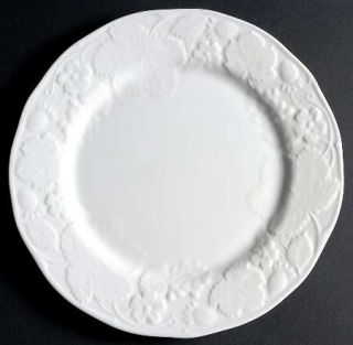 Wedgwood Strawberry & Vine (Bone) Dinner Plate, Fine China Dinnerware   All Whit