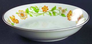 Ekco China Floral Generation Fruit/Dessert (Sauce) Bowl, Fine China Dinnerware  