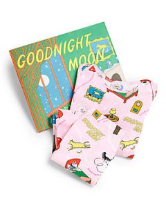 Books To Bed Infants Three Piece Goodnight Moon Pajamas & Book Set   Pink