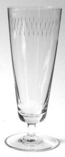 Rosenthal 2000 11 Beer Glass   Stem #2000, Gray Cut Vertical Lines