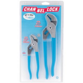Channellock 2 piece T/ G Pliers Pack (High carbon steelFinish PolishWeight 1/2 pound)