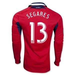 adidas Chicago Fire 2013 SEGARES LS Authentic Primary Soccer Jersey