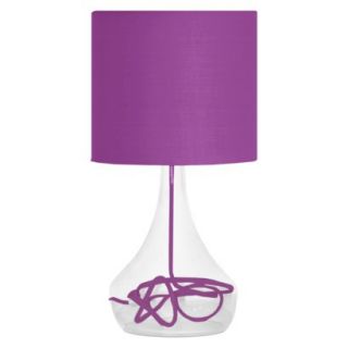 Peek a Boo Table Lamp   Purple