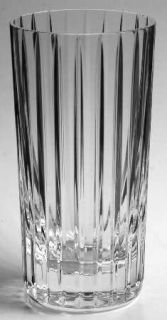 Baccarat Harmonie Highball Glass   Cut Vertical Lines, Square Bowl