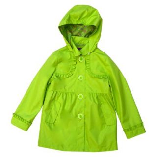 Pink Platinum Girls Trench Coat   Lime 4