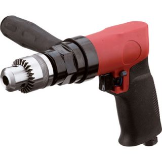  Air Drill   1/2in. Chuck, 700 RPM, 4 CFM, Reversible