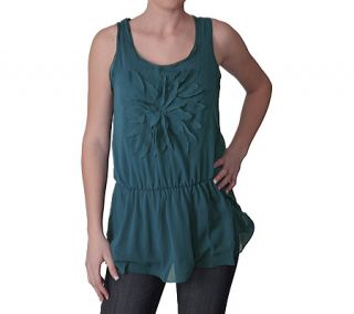 Womens Journee Collection C8038   Teal Sleeveless Tops