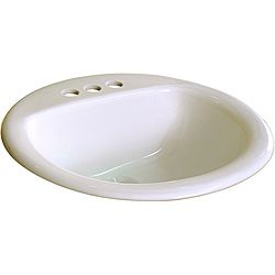 Ceramic 19 inch Biscuit Bathroom Drop In Self Rimming Sink (BiscuitDimensions 19 inches width x 19 inches depth x 9 inches heightModel number DI1919BINumber of boxes this will ship in 1Assembly required No CeramicColor BiscuitDimensions 19 inches wi