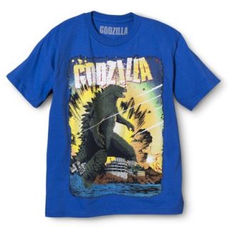 Godzilla Boys Graphic Tee   Royal Blue S