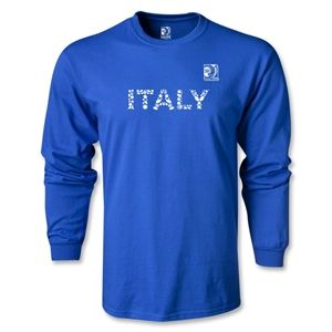 Euro 2012   FIFA Confederations Cup 2013 Italy LS T Shirt (Royal)