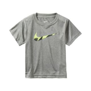 Nike Legend Swoosh Fill Short Sleeve Toddler Boys T Shirt   Black
