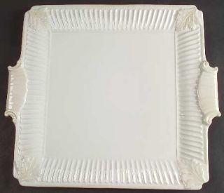 Lenox China ButlerS Pantry Square Handled Cake Plate, Fine China Dinnerware   E